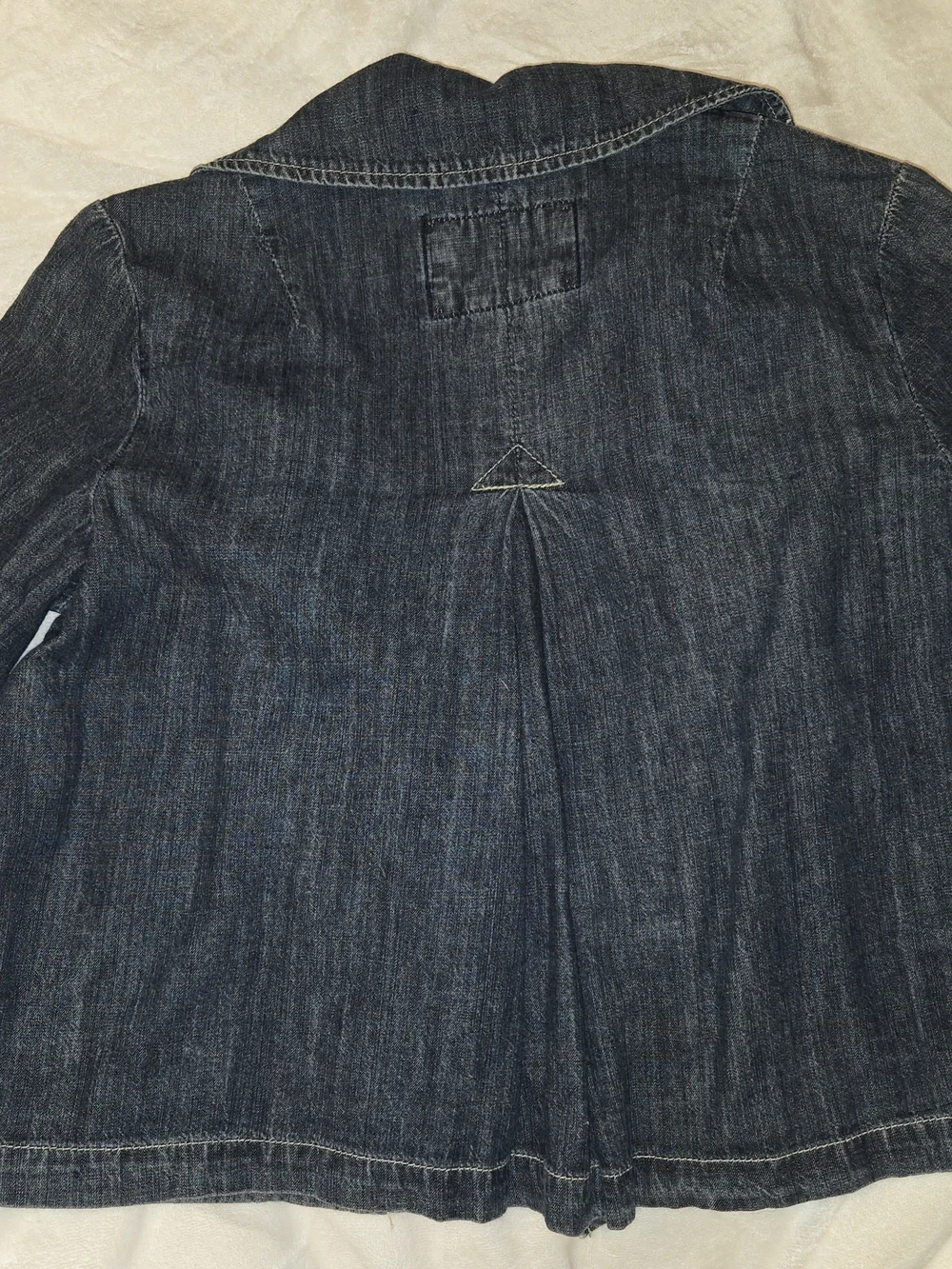 LAL Women's Dark Denim Double-Breasted Jacket